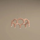 Axyaa Modern Design Arch Circle Pendant Lights for Living Room, Bedroom, and Study