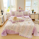Axyaa Summer Quilt: Washed Cotton, Printed Design, Cool & Breathable