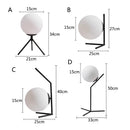 Axya Glass Ball Table Lamp - Modern Nordic LED Desk Light for Bedroom, Living Room