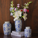 Axyaa Blue & White Porcelain Vase Set - High-End Jingdezhen Ceramic Flower Vase