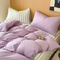 Axyaa Pink Plaid Bedding Set 2025 - Twin/Full/Queen Size - Girls Bed Sheet Set