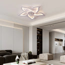 Axyaa Lotus Ceiling Fan Light: Remote Control, 6-speed, Decorative LED for Living Room & Bedroom