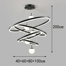 Axyaa Modern Indoor Pendant Light LED Chandelier Ceiling Lamp for Dining Room