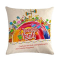 Axyaa Holi Holiday Pillowcase: Vibrant Decor for Home, Office, or Party