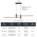 Axyaa Minimalist LED Pendant Chandelier for Kitchen Island Dining Table