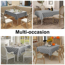 Axyaa Rectangular PVC Table Cloth for Dining Table Waterproof & Stylish Table Cover