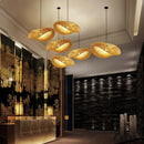 Axyaa Bamboo Handicrafts Pendant Light, Oval Design, Farmhouse Style