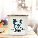 Enamel Dog Mom Custom Mug - Axyaa Dog Lovers Tea Cup Best Gift
