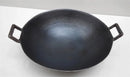 Axya Cast Iron Wok Pan, Non-Stick Cooking Pot for Chinese Gas Cooker - Camping Cookware