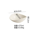 Axyaa Oval Ceramic Bowl Set for Molecular Cuisine and Dining Experience
