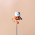Axyaa Kawaii Silicone Straw Topper Cover for Tumblers & Bottles