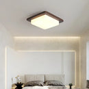 Axyaa Nordic Wood LED Ceiling Light for Modern Indoor Decor