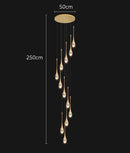 Axyaa Modern LED Pendant Light Chandeliers for Living and Dining Room