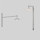 Axyaa Nordic Iron Black LED Long Wall Light for Living Room and Bedroom Decor
