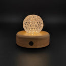 Axyaa Sunset Water Ripple Crystal Lamp for Bedroom Decoration & Gift