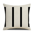 Axyaa Geometric Cotton Linen Cushion Cover - Decorative Sofa Throw Pillow Cover