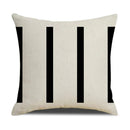 Axyaa Geometric Cotton Linen Cushion Cover - Decorative Sofa Throw Pillow Cover