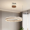 Axyaa Modern Crystal Chandelier LED Ceiling Lamp for Living Room Indoor Lighting