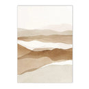 Axyaa Boho Abstract Wall Art Canvas Print Minimalist Living Room Decor