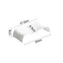Axyaa White Ceramic Pillow Plate Dessert Sushi Specialty Tableware