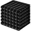 Axyaa Kitchen Towels: Absorbent Honeycomb Cleaning Cloth Set for Dishes, Tableware & Glass