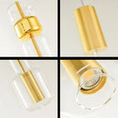 Axyaa Glass Pendant Light: Modern LED Fixture for Various Spaces