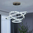 Axyaa Modern Crystal Ceiling Chandelier Light Fixture for Home Decor