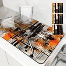Axyaa Geometric Lines Absorbent Drying Mat