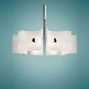 Axyaa ETOIL LED Acrylic Chandelier White Square Light Fixture