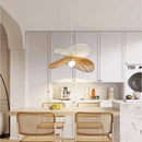 Axyaa Handwoven Rattan Pendant Lamp, Art LED Chandelier for Home Decor