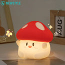 Axyaa Mushroom Night Light: Dimmable Rechargeable LED Lamp for Baby Nursery