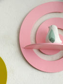 Axyaa Candy-Shaped Wooden Floating Wall Shelf for Chic Home Decor