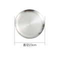 Axyaa Stainless Steel Salad Bowl with Scale - Korean Style Ramen Noodles Soup Container
