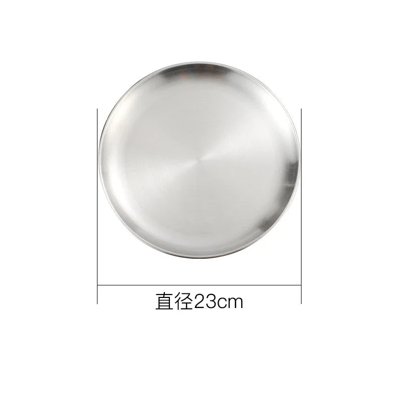 Axyaa Stainless Steel Salad Bowl with Scale - Korean Style Ramen Noodles Soup Container