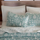 Axyaa Winter Forest Quilt Set - Reversible Bedspread Coverlet & Shams