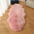 Axyaa Fluffy Faux Fur Bedroom Rug Soft Plush White Carpet for Girl's Room