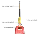 Axyaa Candy Glass Chandelier Pendant Light for Dining Room & Living Room