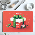 Axyaa Christmas Kitchen Draining Mat - Quick Dry & Absorbent Dish Drying Pad