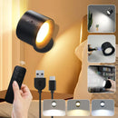 Axyaa Rechargeable Double Head LED Wall Sconces Light with Remote Magnet Control