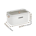 Axyaa 3-Tier Transparent First Aid Organizer Box with Lockable Pill Case