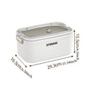 Axyaa 3-Tier Transparent First Aid Organizer Box with Lockable Pill Case