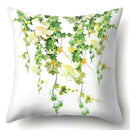 Axyaa Floral Landscape Painting Cushion Cover 45x45CM Home Decor Pillowcase
