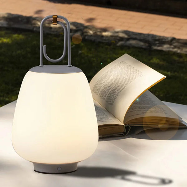Axyaa Rechargeable Nordic Table Lamp for Stylish Living Room and Bedroom