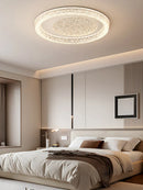 Axyaa 2025 Ceiling Light - Round Ice Crack Pattern, Modern Style, Premium Texture, Home Ideal