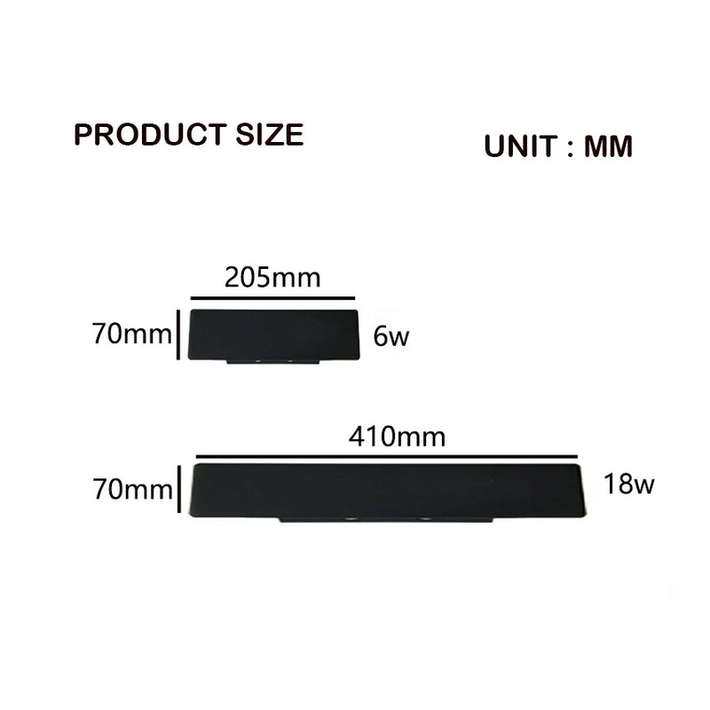 Axyaa Modern LED Wall Sconces - Waterproof Outdoor/Indoor Aluminum Wall Lights for Garden, Porch, Terrace AC90-260V