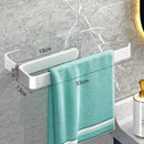 Axyaa Aluminum Bathroom Towel Rod & Paper Rack for Storage & Organization.