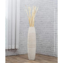 Axyaa 26" Tall Wooden Farmhouse Floor Vase for Fake Plant and Pampas Grass