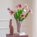 Axyaa Crinkle Glass Vase: Luxury Living Room Decor Piece