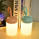Axyaa LED Night Light USB Lamp Human Touch Control Bedroom Bedside Lighting