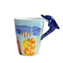 Axyaa Dinosaur Ceramic Coffee Cup - 3D Animal Shape - Office Home Decor & Gift